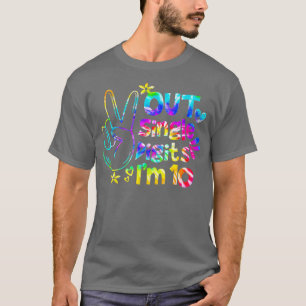 Eenvoudige I m 10-tij kleurstof 10t T-shirt