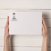 Eenvoudige Ice Cream Cone Business Zelfinktende Stempel