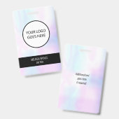 Eenvoudige ID iriserende logo beveiliging Badge (Voor- en achterkant)