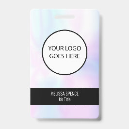 Eenvoudige ID Iriserende Logo Beveiliging Badge