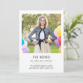 Eenvoudige ik heb Verandering van de Foto van het  Aankondiging (Staand voorkant)