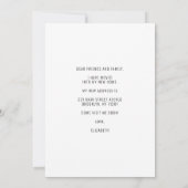 Eenvoudige ik heb Verandering van de Foto van het  Aankondiging (Achterkant)