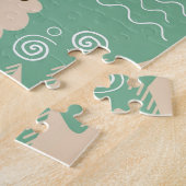 Eenvoudige illustratie van Bright Town Boho Legpuzzel (Zijkant)