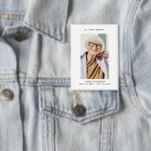 Eenvoudige In Liefdevolle Herinnering Herdenkingsf Button (Insitu)