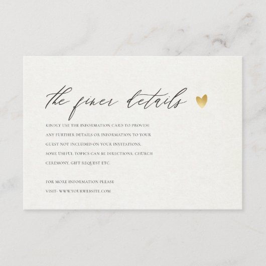 EENVOUDIGE INFORMATIE OVER TYPOGRAFIE VAN GOLD KRA INFORMATIEKAARTJE (Voorkant)