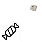 Eenvoudige Ingepakte Lolly Miniatuur Stempel (Gestempeld)