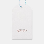 Eenvoudige ingrediënten en dagelijkse kookprijzen cadeaulabel (Achterkant)