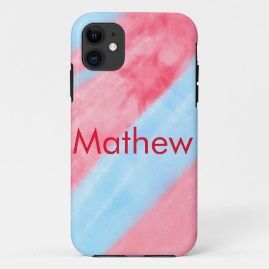 eenvoudige initiaal letter monogram toevoegen jouw Case-Mate iPhone case (Achterkant)