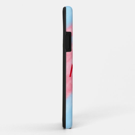 eenvoudige initiaal letter monogram toevoegen jouw Case-Mate iPhone case (Achterkant/rechts)