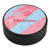 eenvoudige initiaal letter monogram toevoegen jouw hockey puck (3/4)