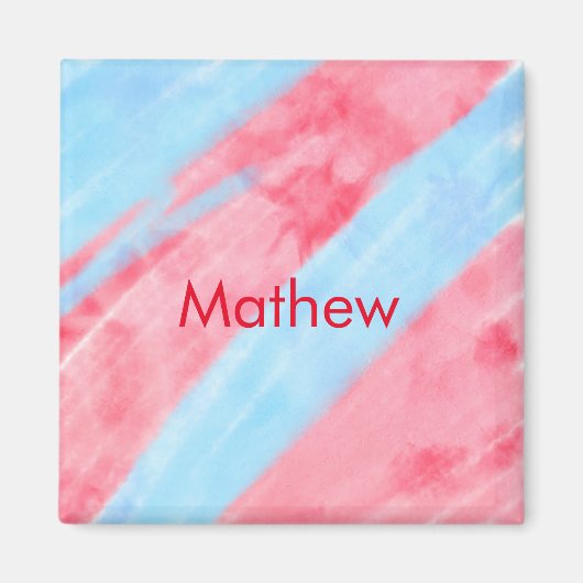 eenvoudige initiaal letter monogram toevoegen jouw magneet (Voorkant)