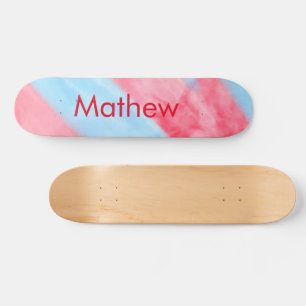 eenvoudige initiaal letter monogram toevoegen jouw persoonlijk skateboard