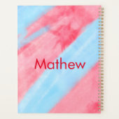 eenvoudige initiaal letter monogram toevoegen jouw planner (Achterkant)