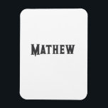 eenvoudige initiaal letter monogram voeg je naam l magneet<br><div class="desc">ontwerp</div>