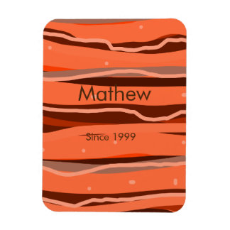 eenvoudige initiaal letter monogram voeg naam brui magneet