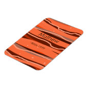 eenvoudige initiaal letter monogram voeg naam brui magneet (Linkerzijde)