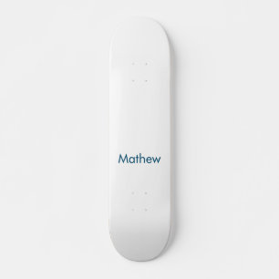 eenvoudige initiaal letter monogram voeg uw naam l persoonlijk skateboard