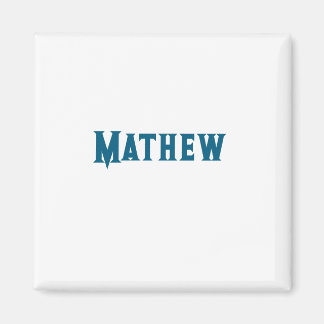 eenvoudige initiaal monogram voeg je naam toe  magneet