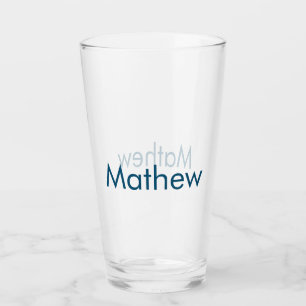 eenvoudige initiele letter monogram voeg je naam t glas