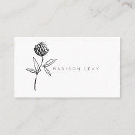 Eenvoudige inkt Moderne Native Artisan Business Afsprakenkaartje