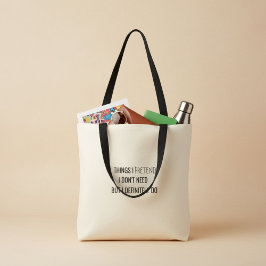 Eenvoudige inspirerende motivatie typografie tote bag