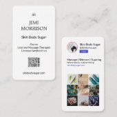 Eenvoudige Instagram geïnspireerde Visitekaartjes (Voorkant / Achterkant)