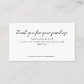 Eenvoudige instructies voor juwelen die zaken verd informatiekaartje (Achterkant)