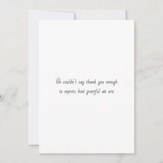 Eenvoudige IVF Doctor Dank u Kaart Waarderen (Voorkant)