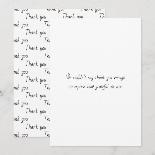 Eenvoudige IVF Doctor Dank u Kaart Waarderen (Voorkant / Achterkant)