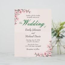 Eenvoudige Japanse kersenbloesem bruiloft