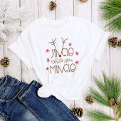 Eenvoudige Jingle terwijl je kerstmis vrouwen meng T-shirt