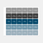 Eenvoudige Jongens Cool Waterdichte Kleding Naam Labels (Vel)