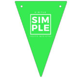 Eenvoudige Jongerenministerie Bunting Banner (Derde vlag)