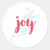 Eenvoudige Joy Foliage aangepaste sticker (Voorkant)