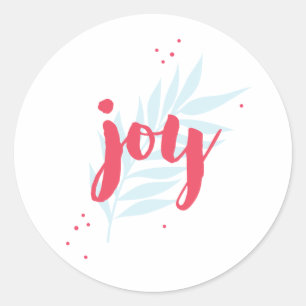 Eenvoudige Joy Foliage aangepaste sticker