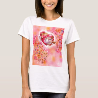 Eenvoudige Joys - Happy Flowers vanmiddag weinig r T-shirt