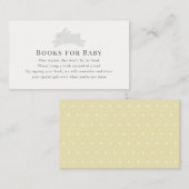 Eenvoudige Jumping Bunny Book Request Enclosure Ca Informatiekaartje (Voorkant / Achterkant)