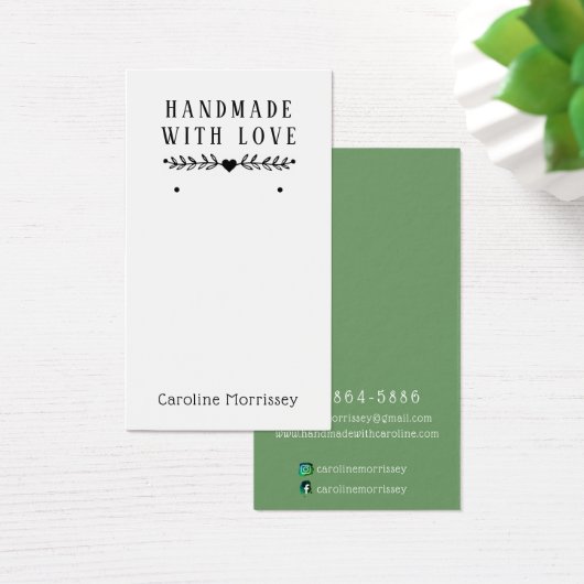 Eenvoudige juwelen die groene Kaart weergeven (Bureau)