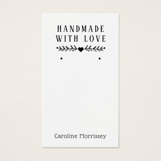 Eenvoudige juwelen die Paarse Kaart weergeven (Voorkant)