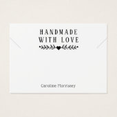 Eenvoudige juwelen Ketting display Paarse Kaart (Voorkant)