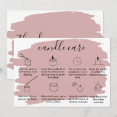 Eenvoudige kaarszorg Hartelijk dank Je kaart voegt (Voorkant / Achterkant)