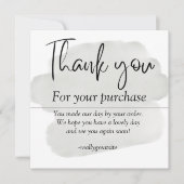 eenvoudige kaart met bedankje (Voorkant)