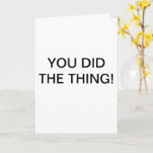 Eenvoudige Kaart van felicitaties (Gele Bloem)