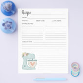 Eenvoudige Kaart van flessenbakkerij met mixer (Enkel)