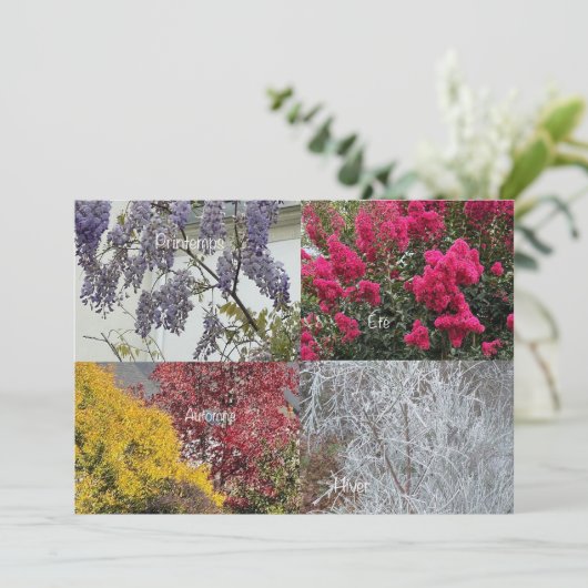 Eenvoudige kaart van het nieuwe jaar (Staand voorkant)