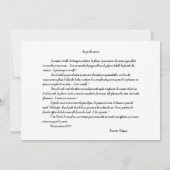 Eenvoudige kaart van het nieuwe jaar (Achterkant)