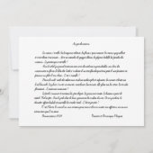 Eenvoudige kaart van het nieuwe jaar (Achterkant)