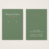 Eenvoudige Kaart voor algemene winkelbestelling (Voorkant /achterkant)