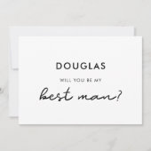 Eenvoudige kaart voor beste getuige (Voorkant)