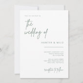 Eenvoudige Kaart voor de aankondiging van de uitno (Voorkant)